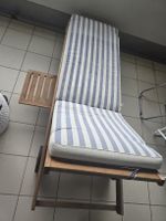 Holzliegenstuhl 200x65 Mit Kissen