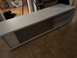 Interio TV-Möbel (weiss/silber)