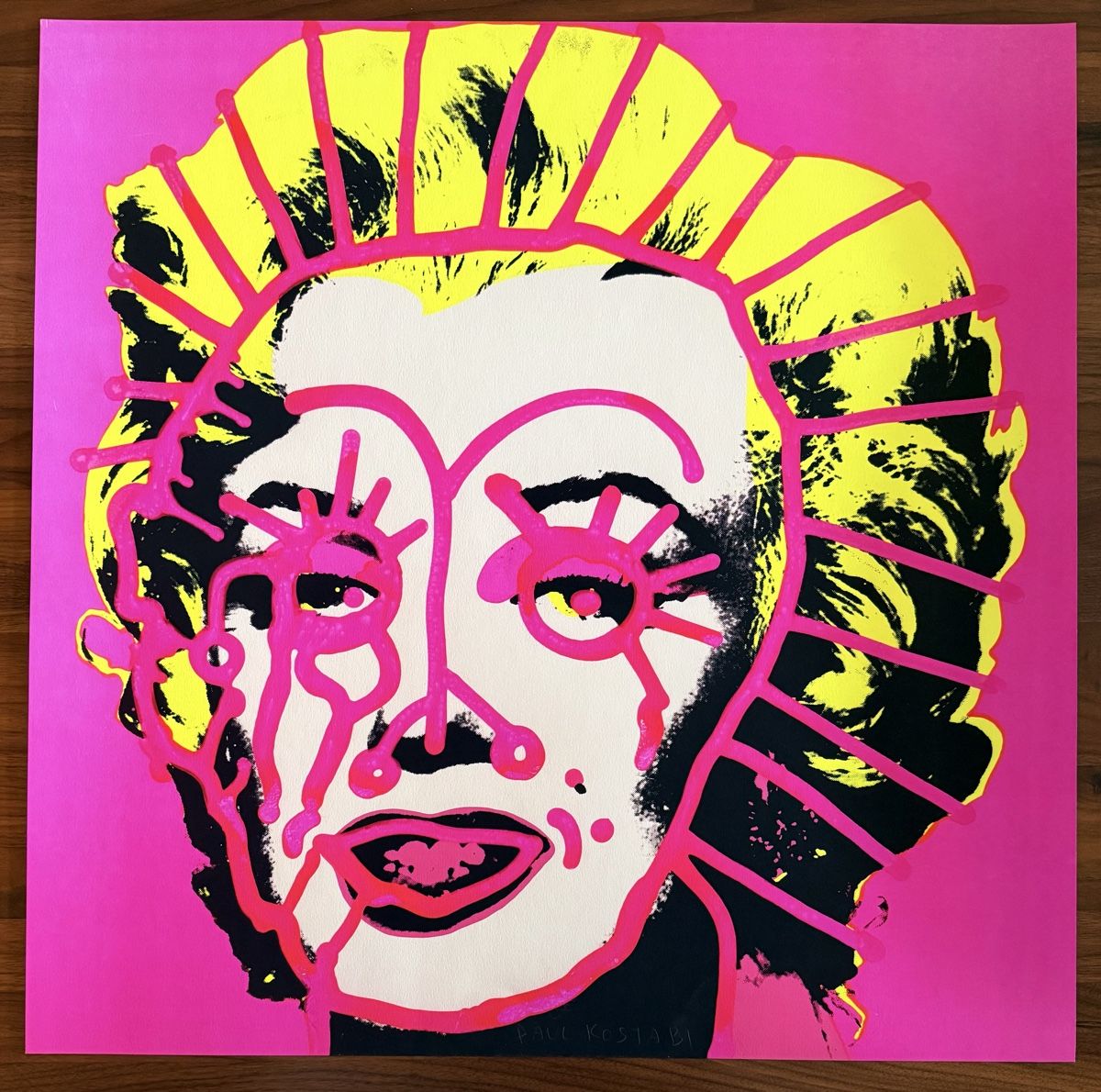 Grafiken & Lithographien: Paul Kostabi - Marilyn Monroe - Farblithographie – Gebraucht aus Solothurn von NUVICO 4
