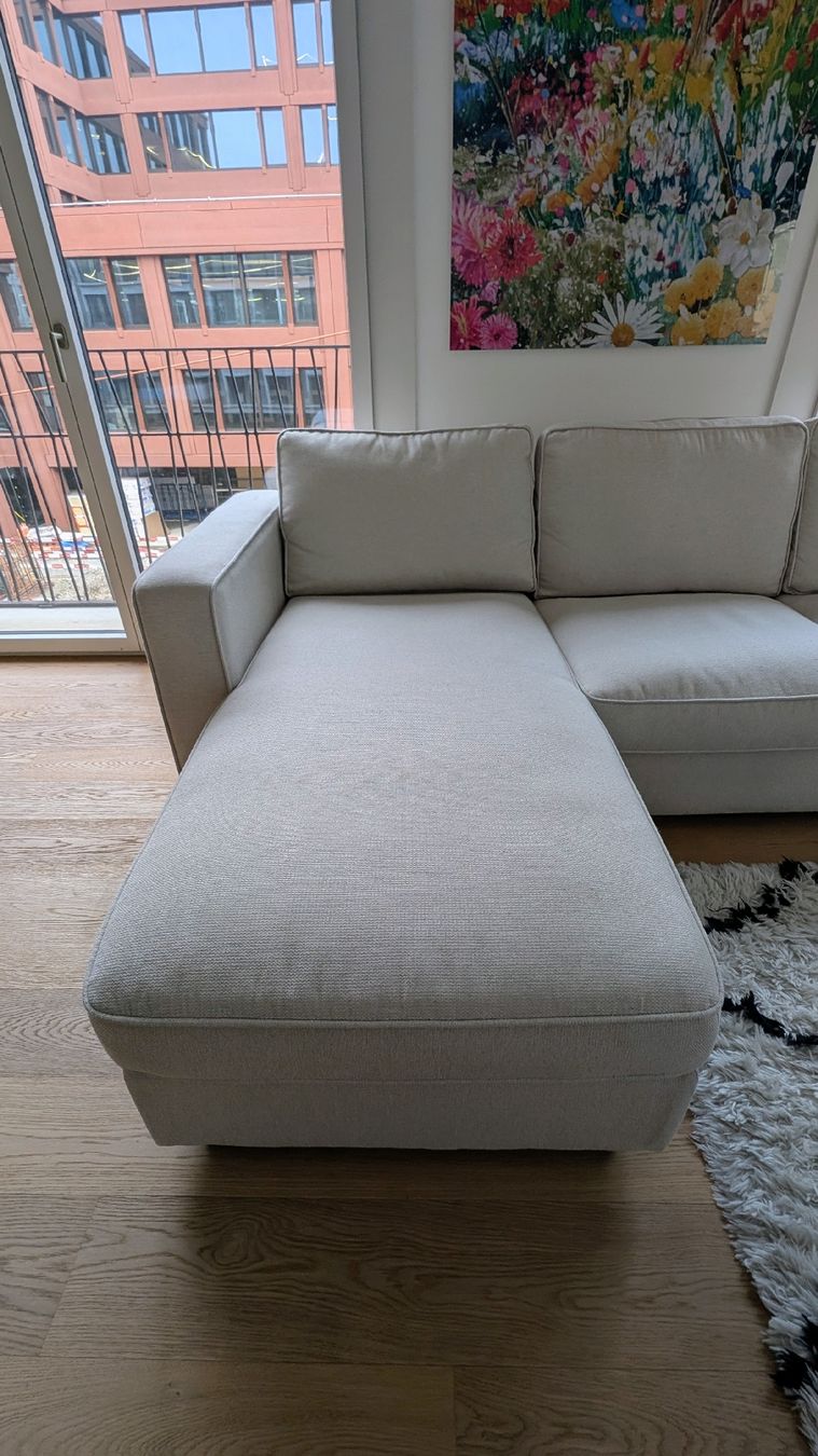Divani: L-shaped Sofa in very good condition - beige – Usato da Zürich venduto da law_ggp7 3