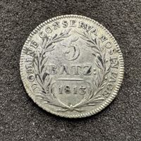 5 Batzen Silber Kanton Luzern 1813