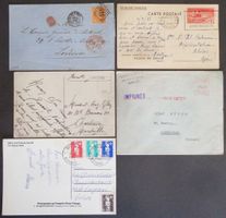 FRANCE: 4 pièces postales des années 1867 à 1995