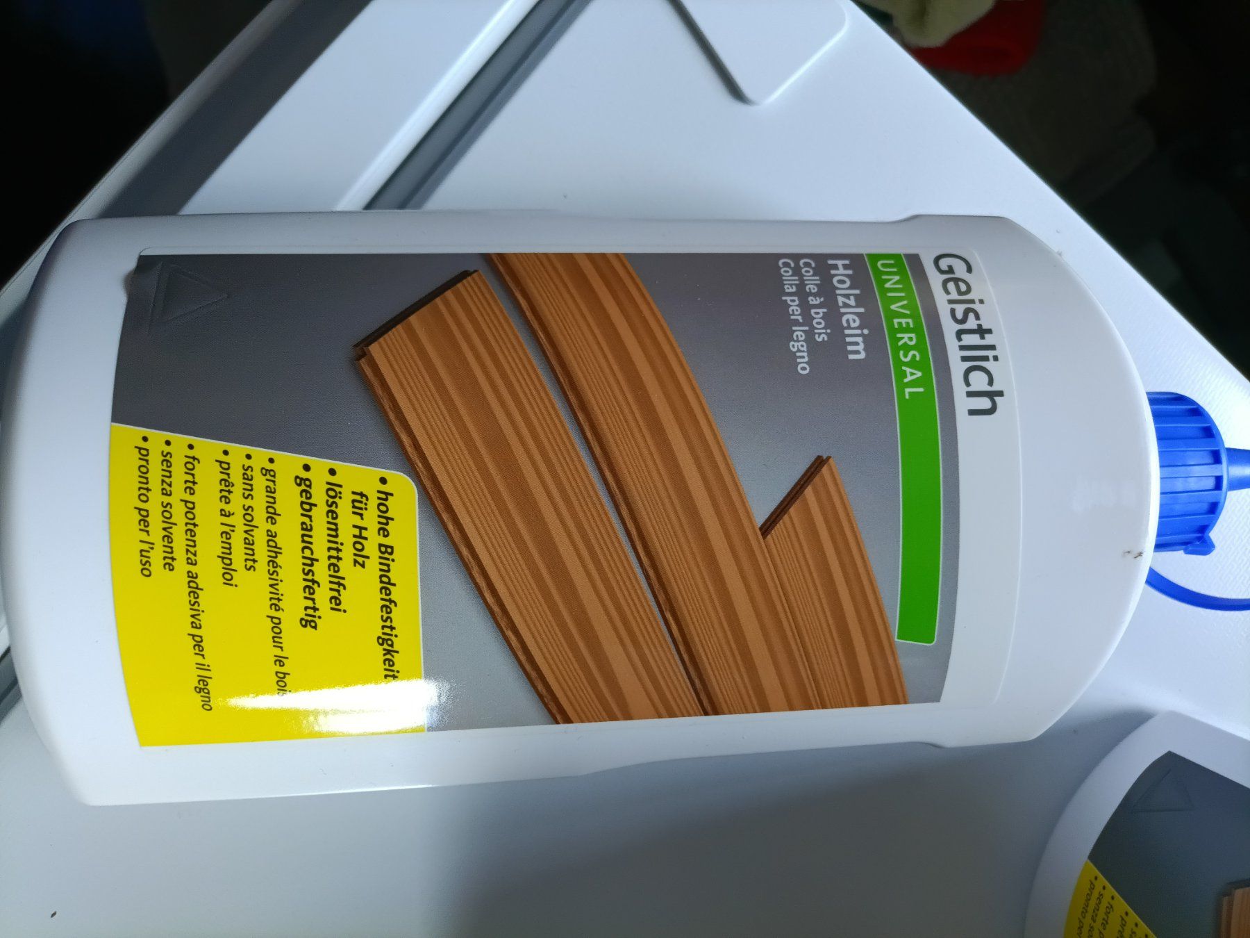 Kit bricolage: 5 Flaschen Weissleim Geistlich à 1100 g – Nuovo e nell'imballaggio originale da Abtwil SG venduto da Tonisberg 1