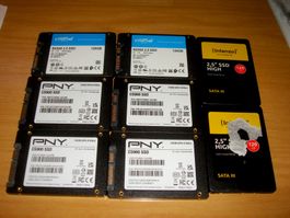 1 stück 120/128gb ssd. Getestet.