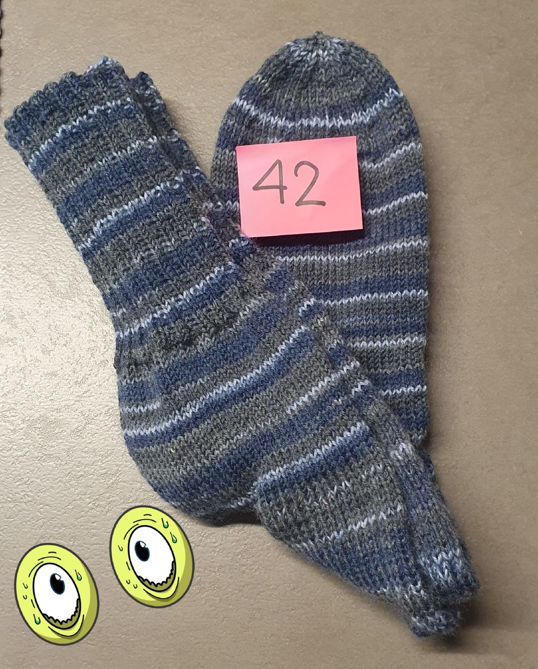Calze: Warme, handgestrickte Socken, Grösse 42 – Nuovo e nell'imballaggio originale da Summaprada venduto da swiss4860