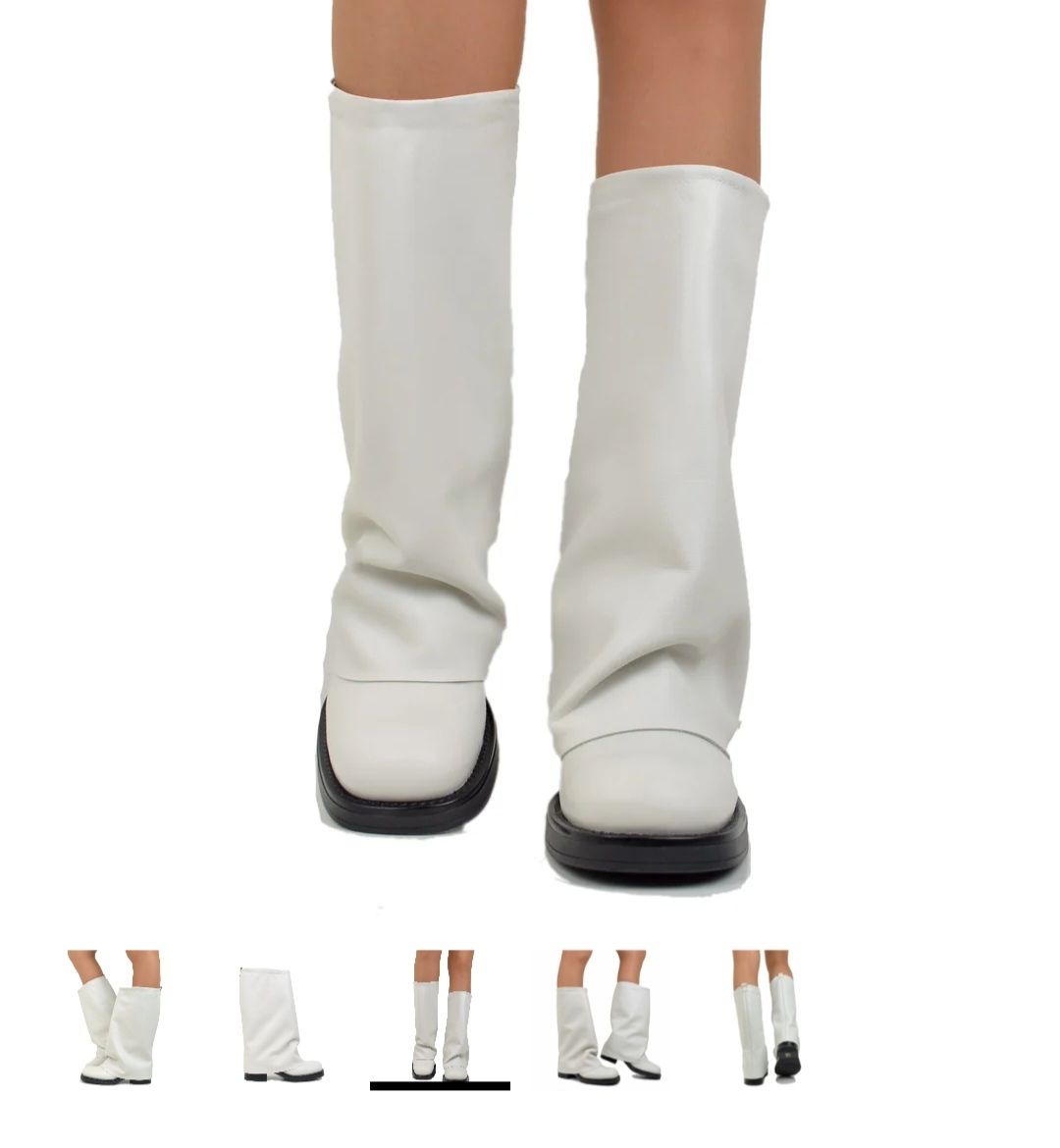 Chaussures femmes: Weisse Lederstiefel, Gr. 36 – Neuf (Voir description) à Zürich par stefanella 8