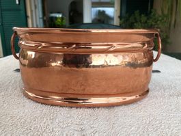 Cache pot cuivré
