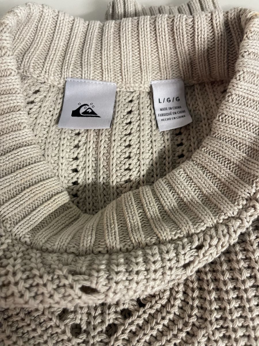 Quiksilver Maglioni & Felpe: Quiksilver Strickpullover beige Grösse L – Nuovo (secondo la descrizione) da Auw venduto da chr_vcc8 3