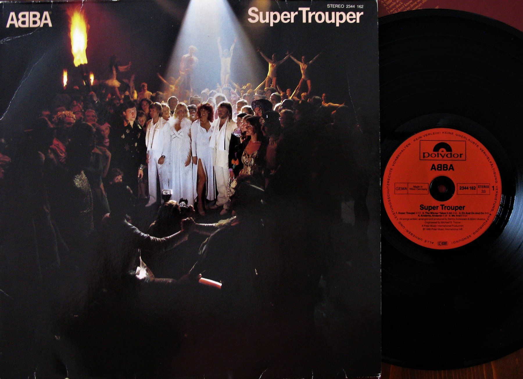 Vinyles: ABBA "Super Trouper" FIRST PRESSING LP IN VG++/EX – D'occasion à Monthey par Pingmub
