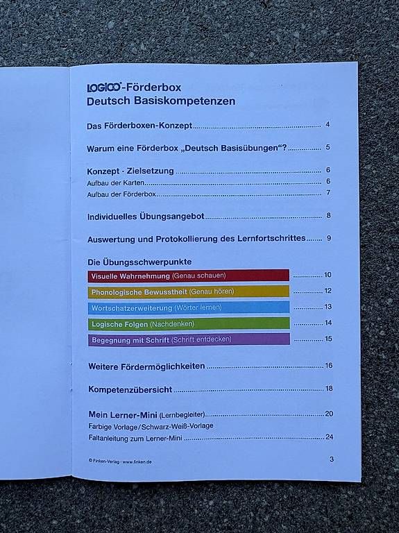 Jeux: Logico Deutsch Förderbox Basiskompetenzen – D'occasion à Schönenbuch par Herbie6446 4