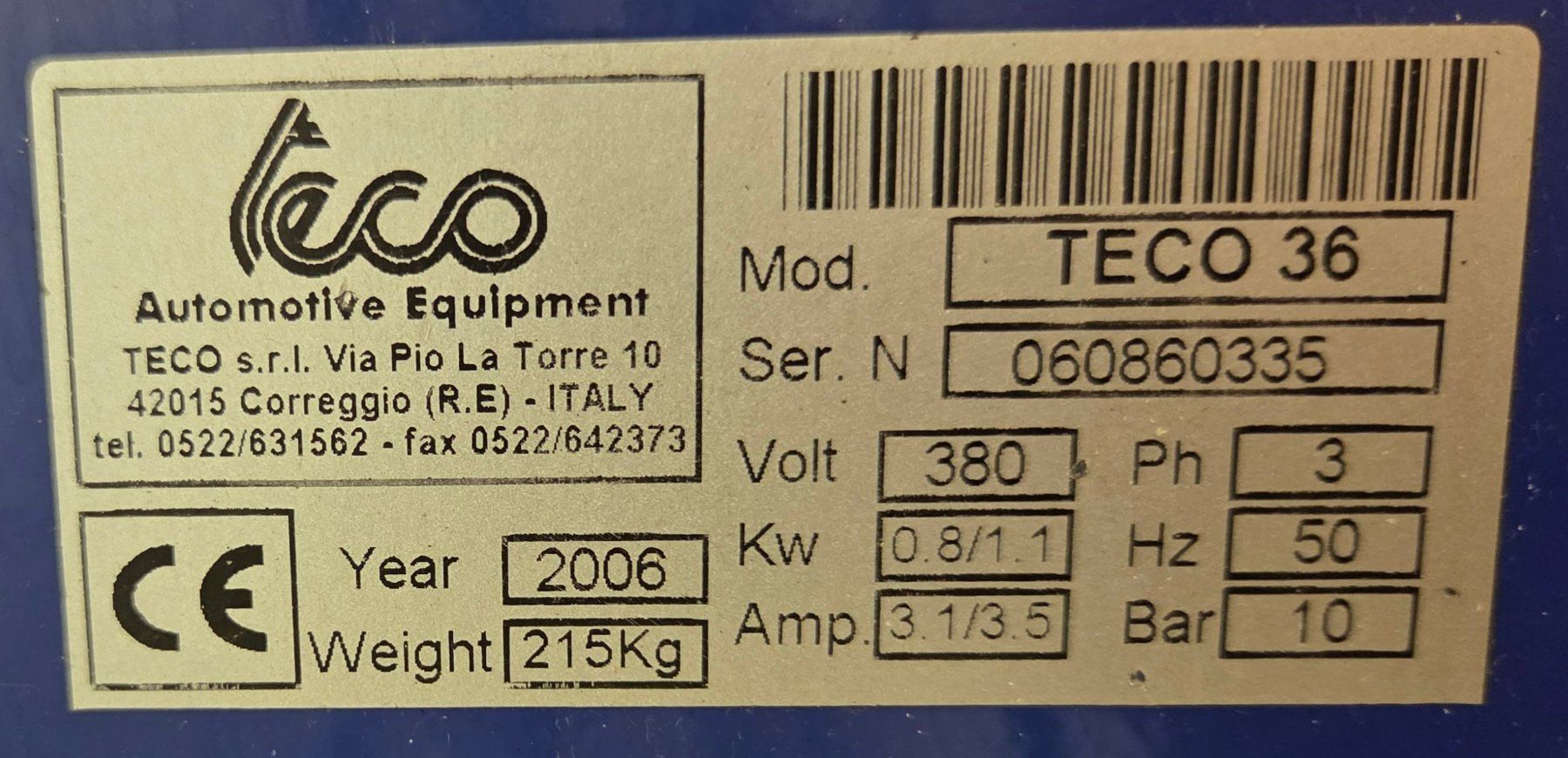 Alle Maschinen: Pneumontiermaschine TECO 36 – Gebraucht aus Sissach von ein_xz27 3