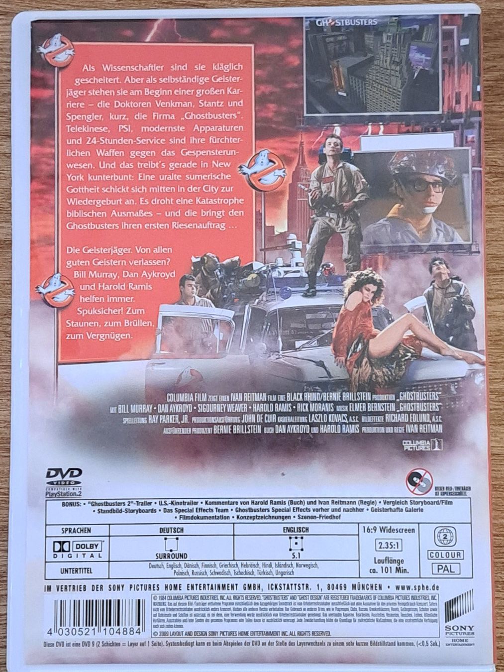 Tutti i DVDs: DVD Ghostbusters Collector's Edition Bill Murray, D. Aykroyd – Nuovo (secondo la descrizione) da Unterseen venduto da Kanica 2
