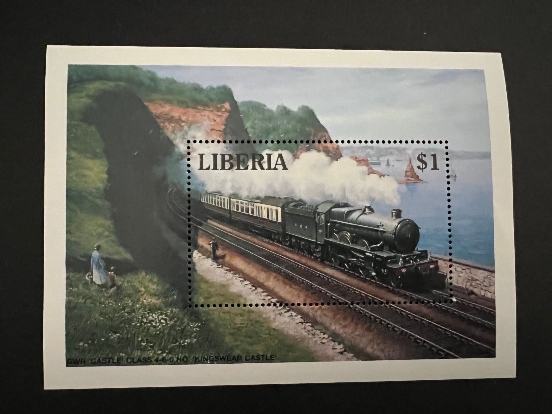 Tutti i francobolli: Liberia Eisenbahnblock   **  Luxus   (B787) – Usato da Hinwil venduto da Sidi4