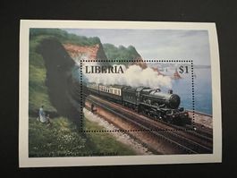 Liberia Eisenbahnblock   **  Luxus   (B787)