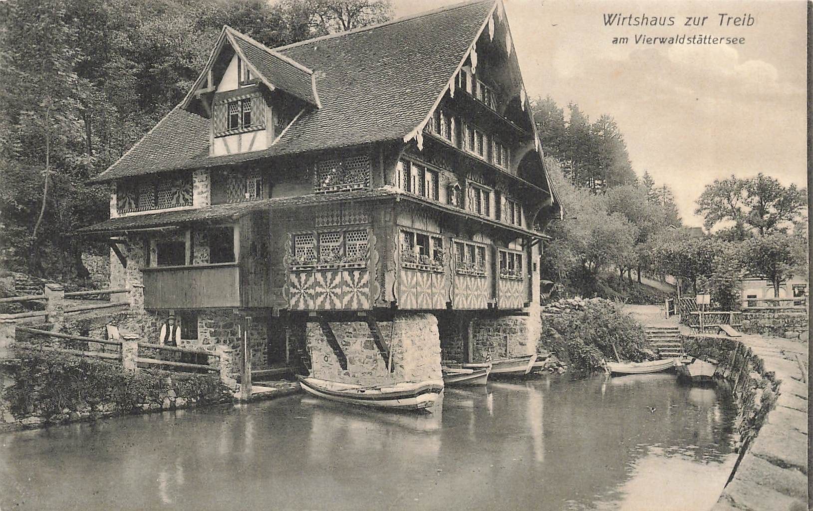 Cartes postales: Wirtshaus zur Treib – D'occasion à Biasca par Blenio71