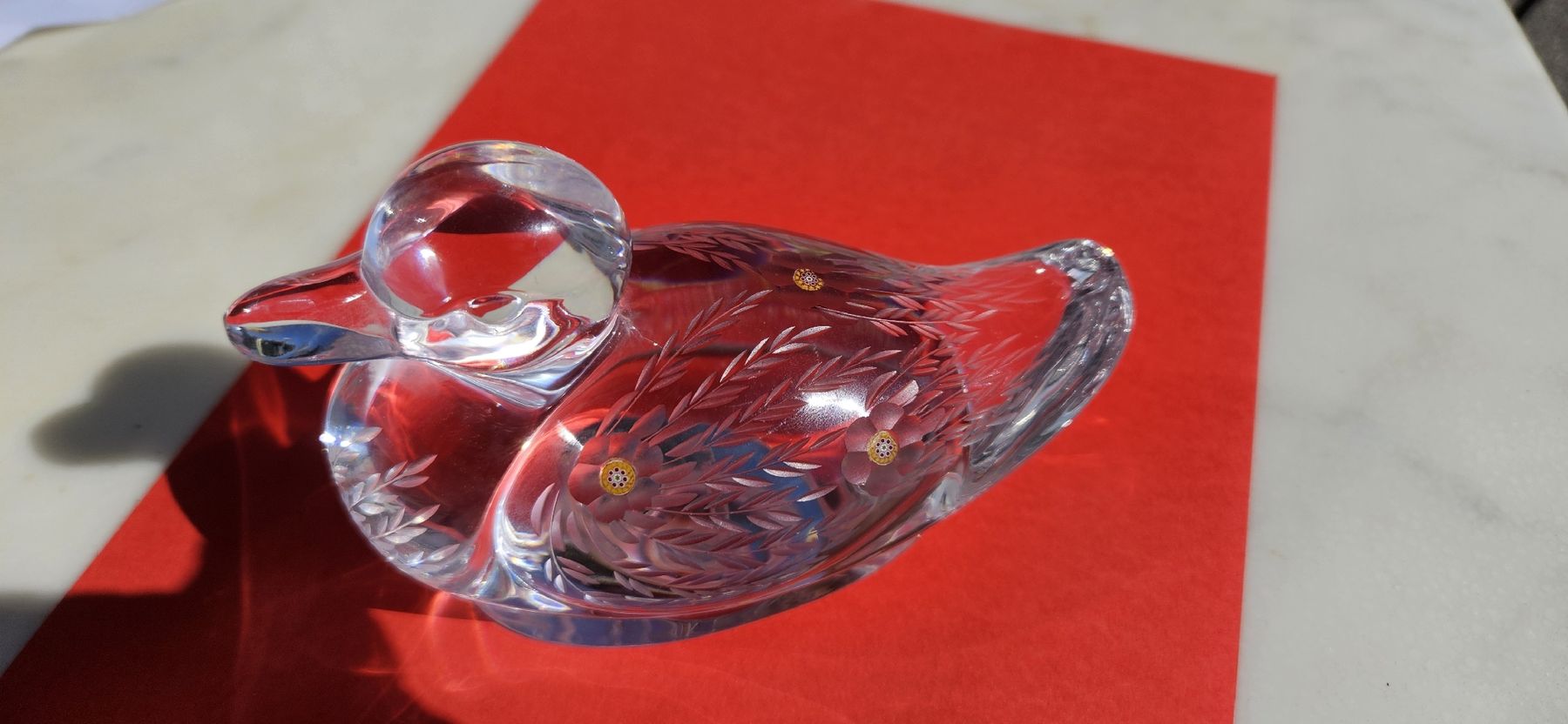 Tutte le decorazioni: Canard en cristal de saint louis – Nuovo (secondo la descrizione) da Genève venduto da carte_en_couleur 6