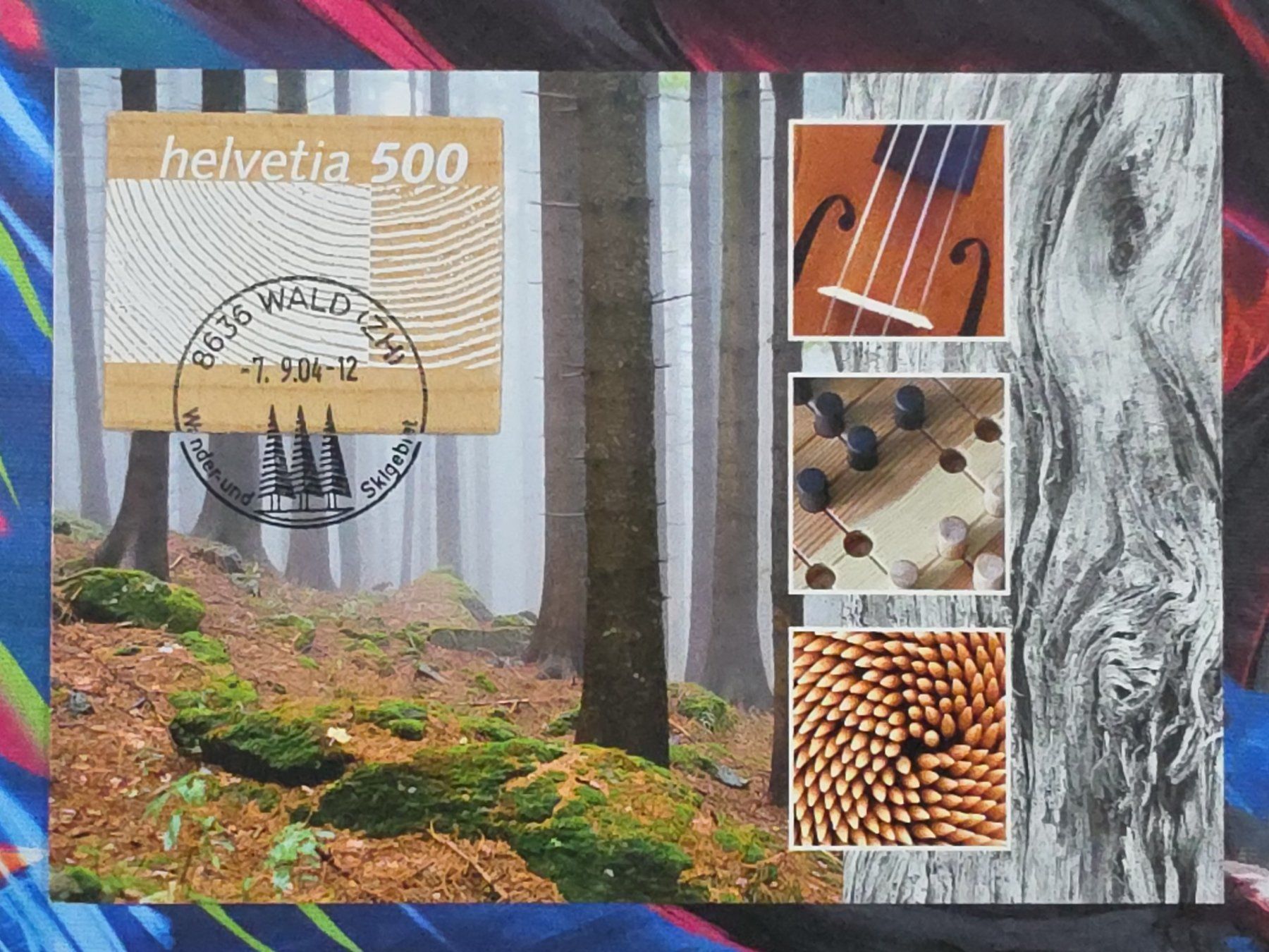 Ansichtskarten: CL26 Carte Postale + Timbre Suisse 2004 – Gebraucht aus Cousset von Patrick_Collections