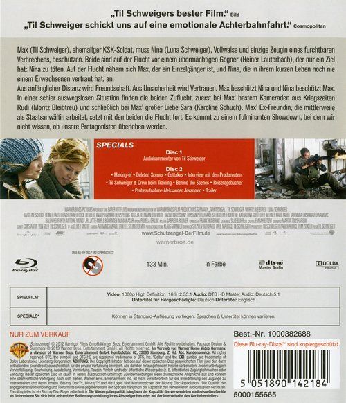 Tutti i DVDs: Schutzengel (Blu-ray) – Nuovo (secondo la descrizione) da Volketswil venduto da Fraese1 1