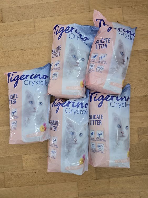 tigerino crystals Katzenstreu 5 Stck (Neu und originalverpackt) in  Brttisellen fr CHF 15  mit Lieferung auf Ricardo kaufen