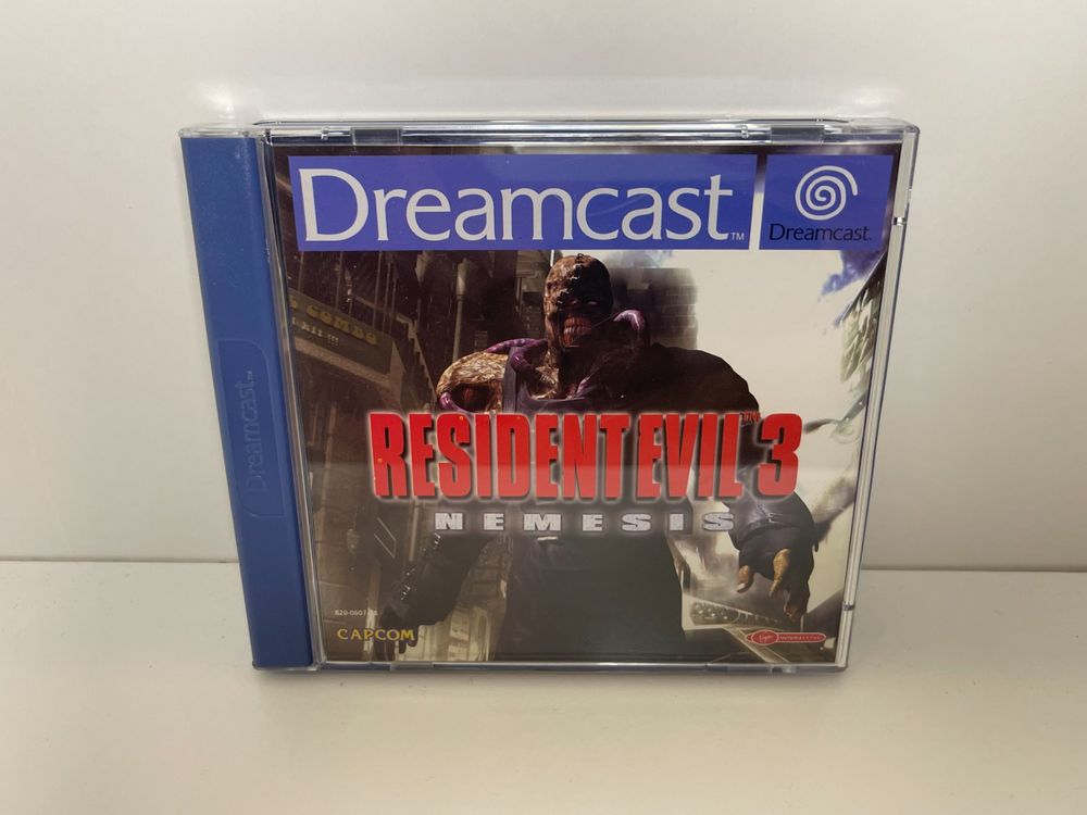 Resident Evil 3 : Nemesis – Reproduction Dreamcast, Boîtier Double Cristal Neuf + Disque