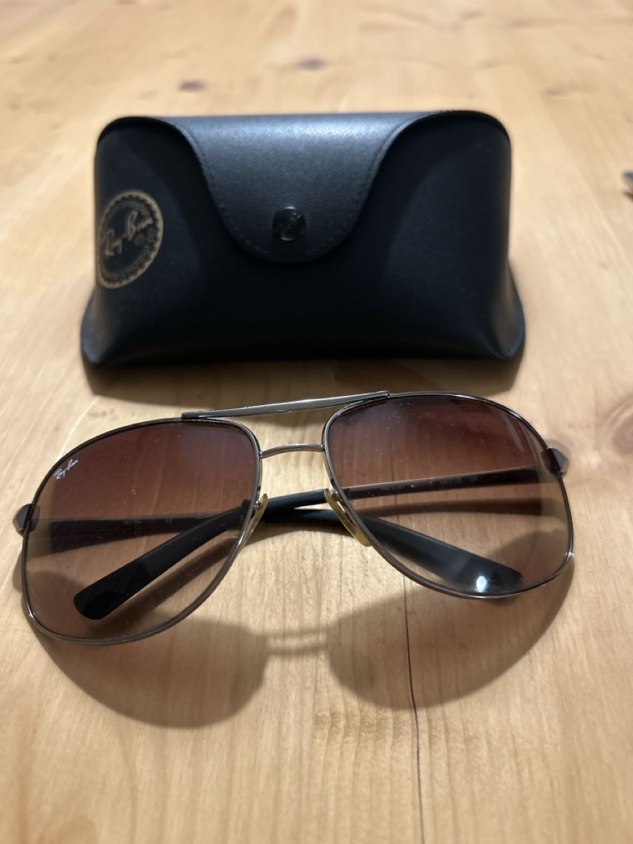 Ray-Ban Brillen & Gläser: Ray Ban Sonnenbrille, Silber  – Neu (gemäss Beschreibung) aus Savognin von Miss-Baerbl