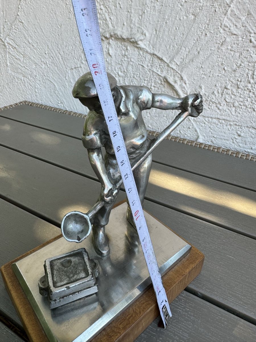 Skulpturen & Statuen: 🔥DDR Statuette Eisengießer Statuette eines Eisengießers Gus – Gebraucht aus Morges von SevArt 5