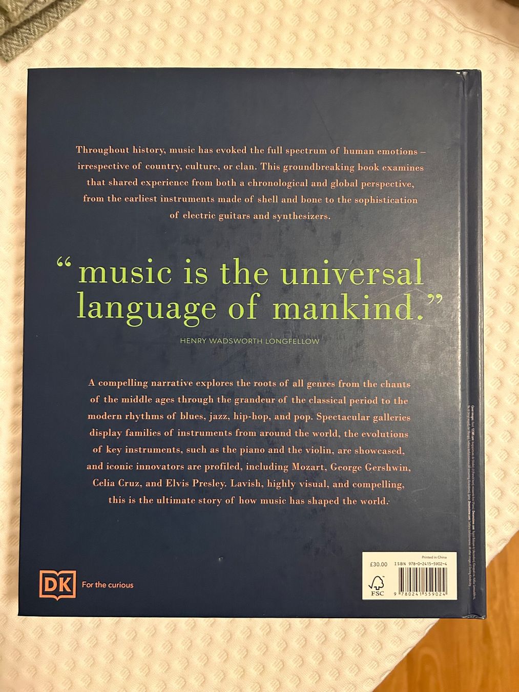Libri: Music - the definitive visual history Book / Buch – Usato da Zürich venduto da evasara 1