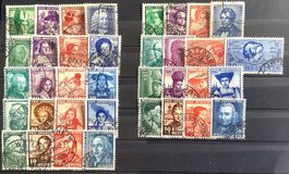 1934-42 / Pro Juventute Trachten - 9 Sätze Gest.