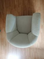 Polstersessel cremefarben