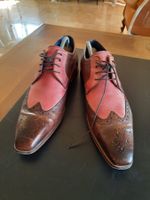 Melvin & Hamilton Herren Schuhe – Braun/Rot Leder Brogue