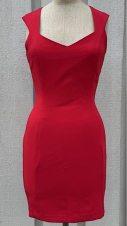Mango Kleid rot Grösse XS