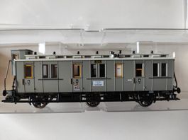 Personenwagen 4. Kl. grau der K.P.E.V. von Fleischmann H0,GS