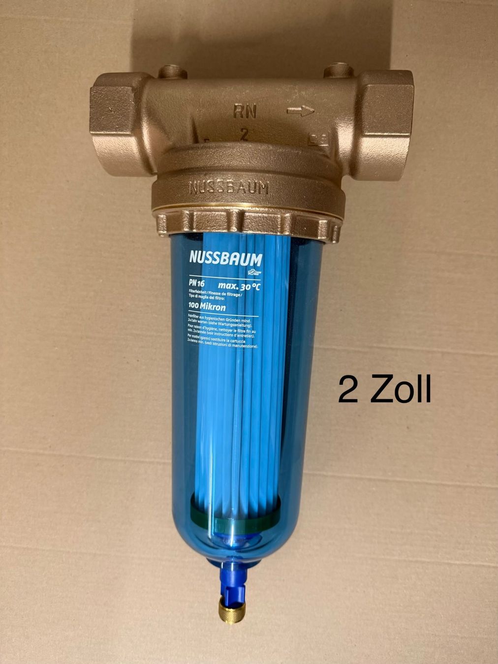 Sanitär: Wasserfilter 2 Zoll Innengewinde – Gebraucht aus Niedergösgen von elromano74