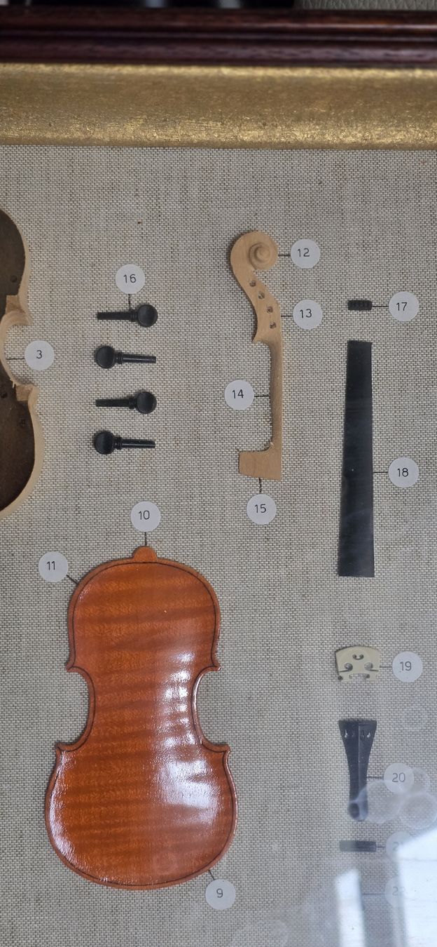 Dipinti: Anatomie d'un violon | Artisanat de Crémone – Usato da Châtelaine venduto da Osoleil 2