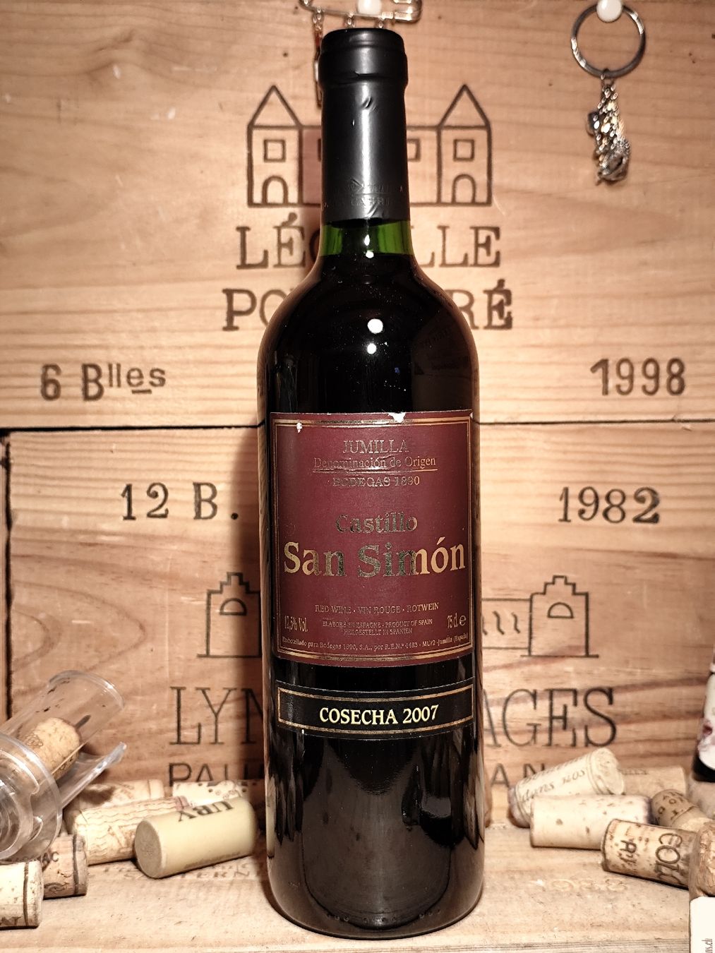 Vino: 2007 Castillo San Simón, Jumilla – Nuovo e nell'imballaggio originale da Büsserach venduto da Vintage-vins 1