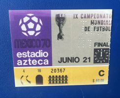 FUSSBALL WM 1970 FINAL TICKET