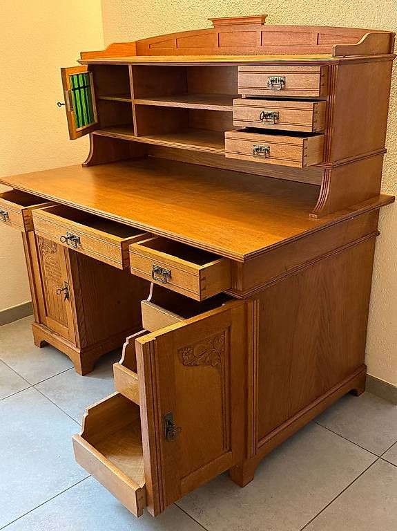 Scrivanie: Jugendstil Sekretär Schreibtisch – Usato da Laufen venduto da Misha0 3