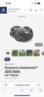 Neuer Mähroboter Husqvarna 305E NERA