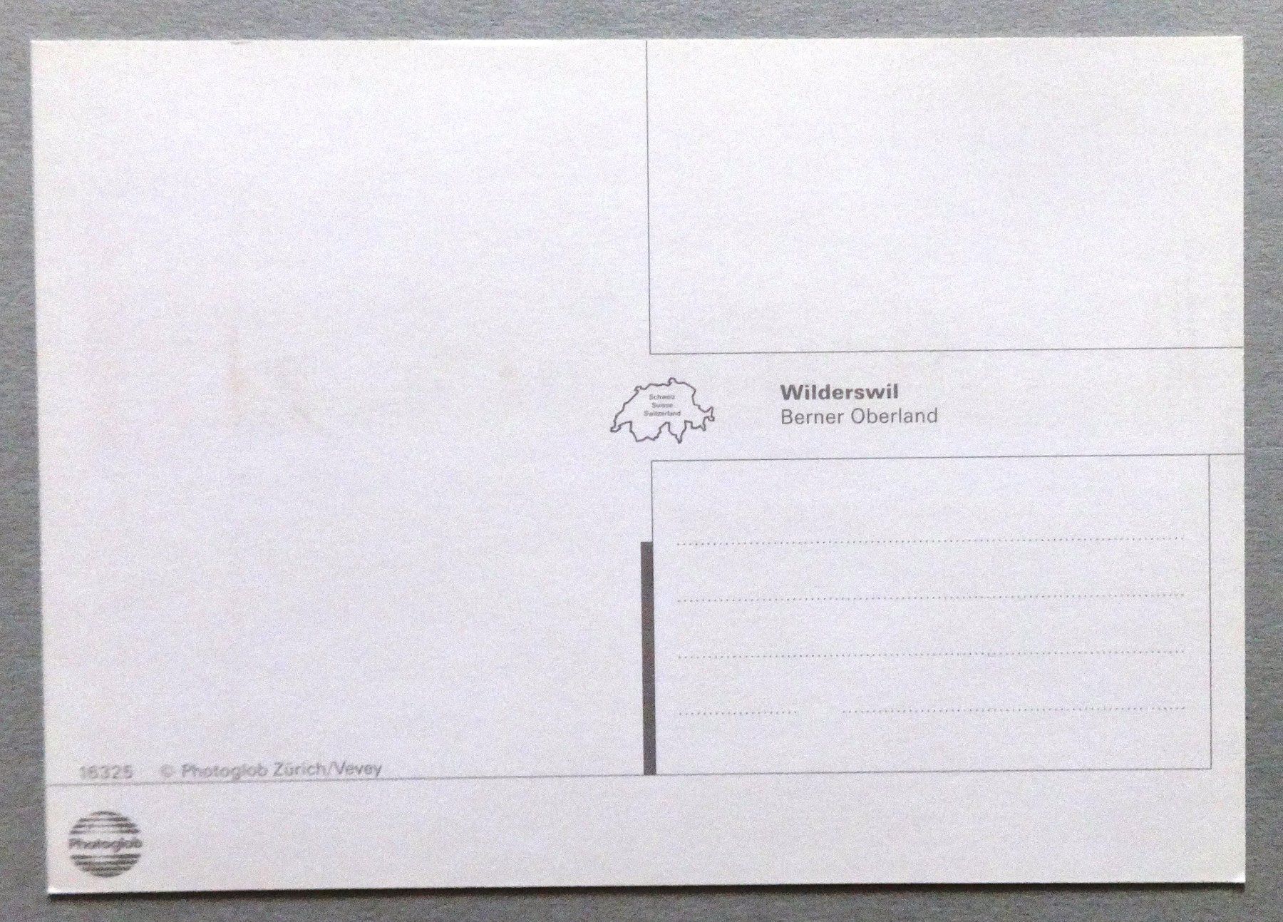 Cartes postales: Wilderswil, B.O. – D'occasion à Fétigny par Billy2miny 1