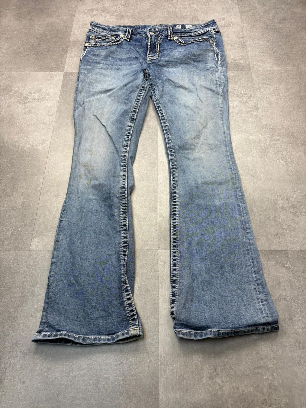 Jeans: Miss Me Bootcut Flared Jeans - Grösse L/33 – Usato da Werdenberg venduto da hase.vintage 2