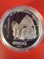 Mexico 1985 /500 Pesos 75 Jahre Revolution SILBER 0.925 (PP)