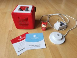 Toniebox rot mit Zubehör