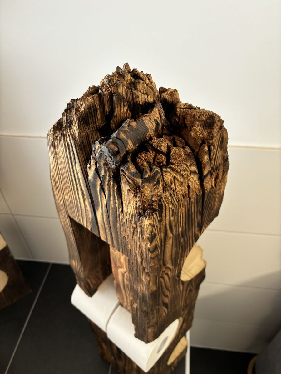 Tutte le decorazioni: WC-Rollenhalter Holz rustikal einzigartig – Usato da Salvenach venduto da Bali06 6