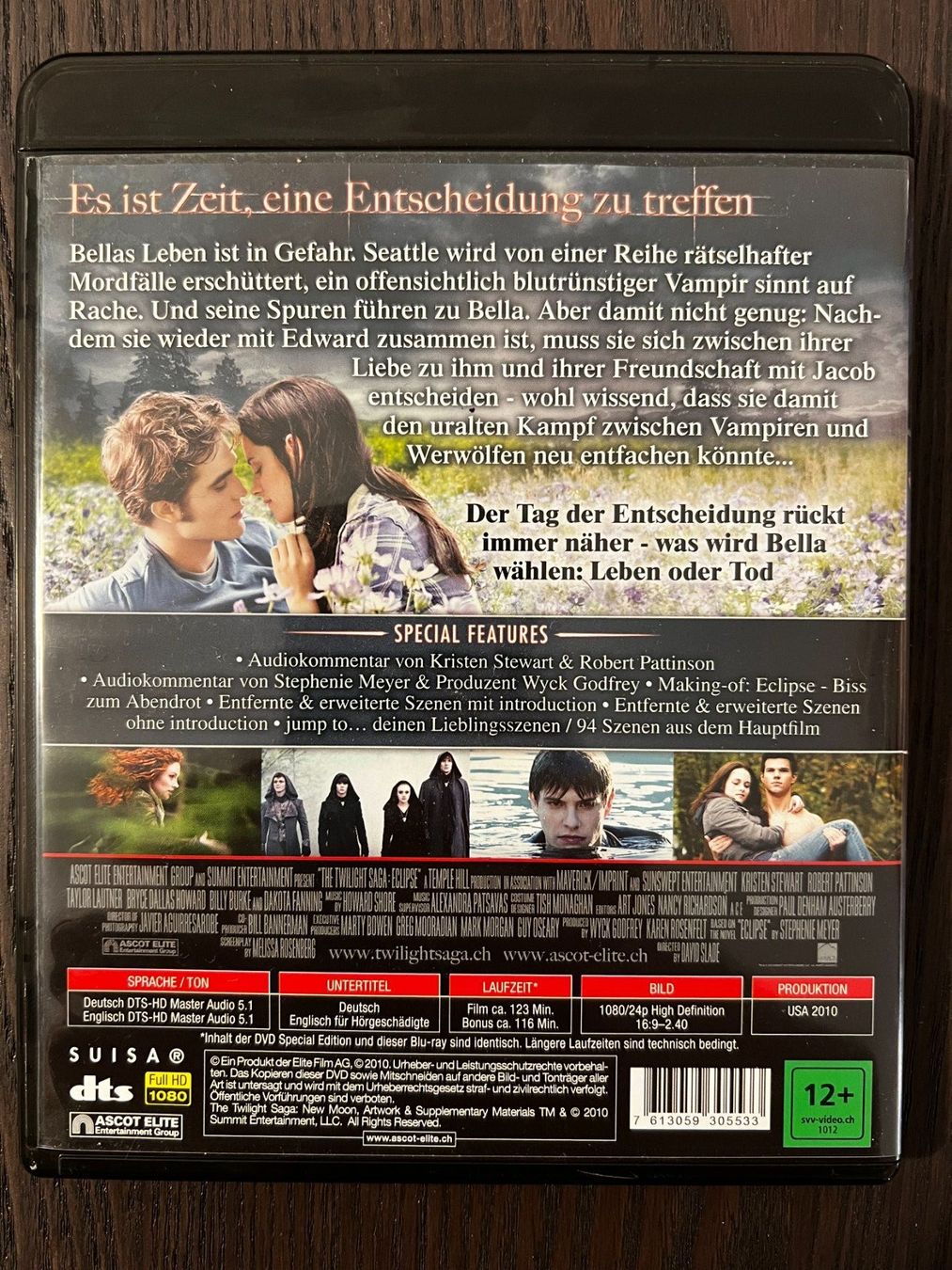 Tutti i DVDs: The Twilight Saga - Biss zum Abendrot – Usato da Zürich venduto da Blu-ray_ZH 1
