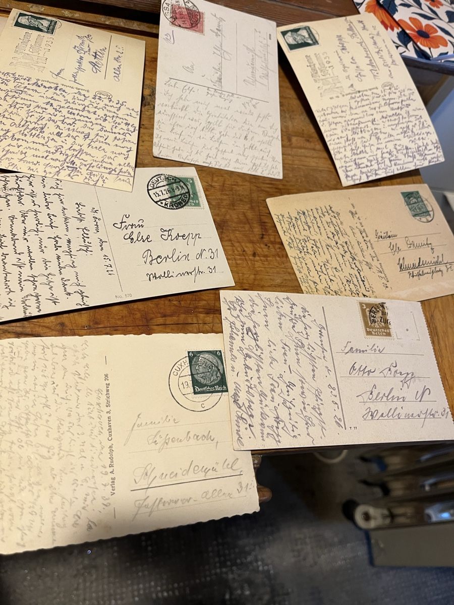 Cartoline postali: 16 alte Postkarten sütterlin deutsches Reich – Usato da Münchenstein venduto da Sozial_Labor_Brocki 7