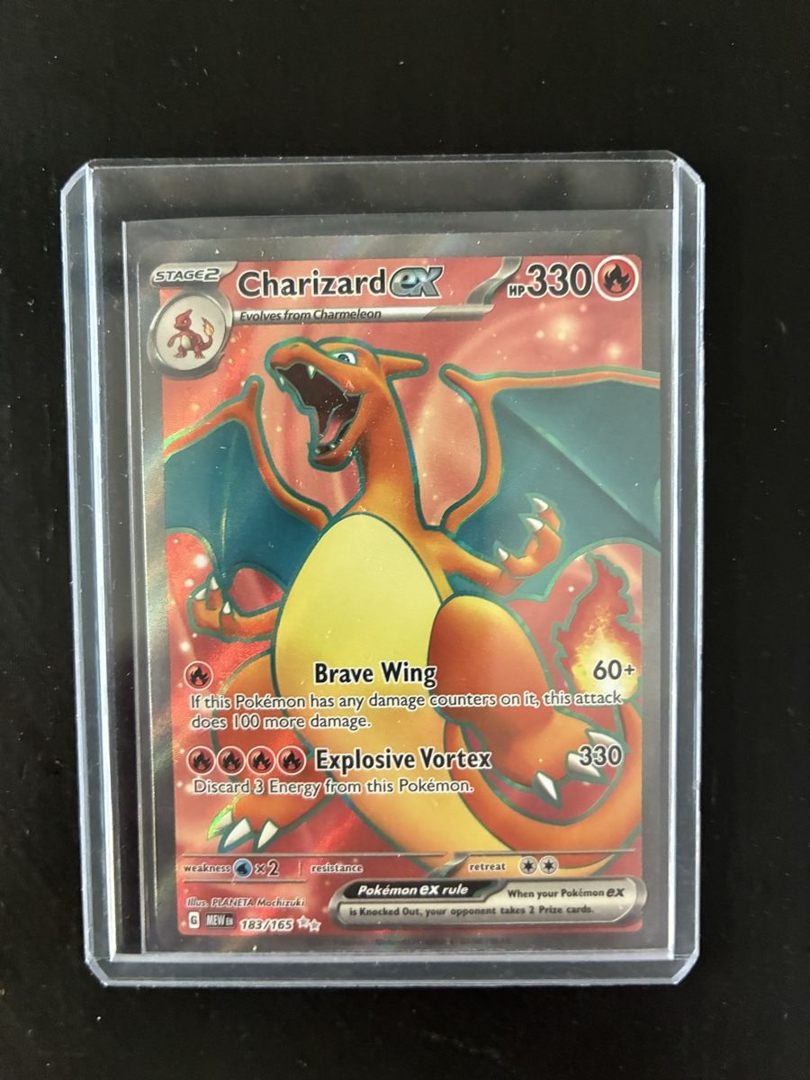 Pokémon Carte collezionabili: Pokemon Charizard EX MEW 151 - EN - Full Art – Nuovo (secondo la descrizione) da Männedorf venduto da mutschellen8