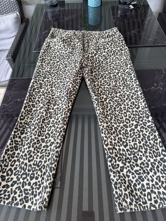 Hose Leo-Print Zara Neu (44)