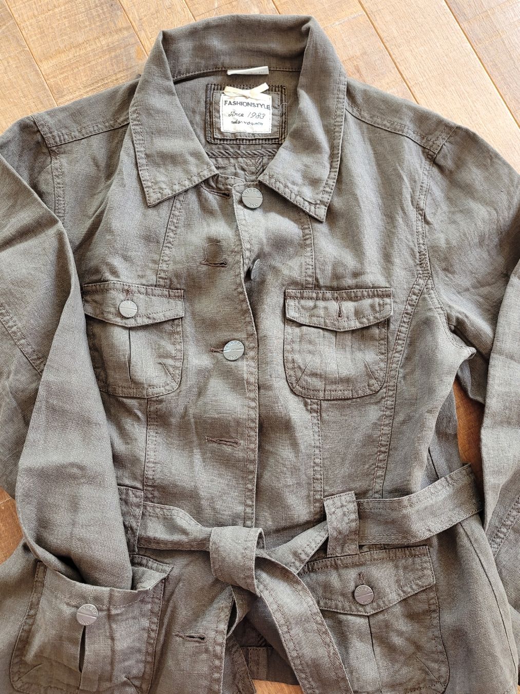 Jacken: Braune  Leinenjacke von "Street One" – Gebraucht aus Richterswil von MANANA_24 1