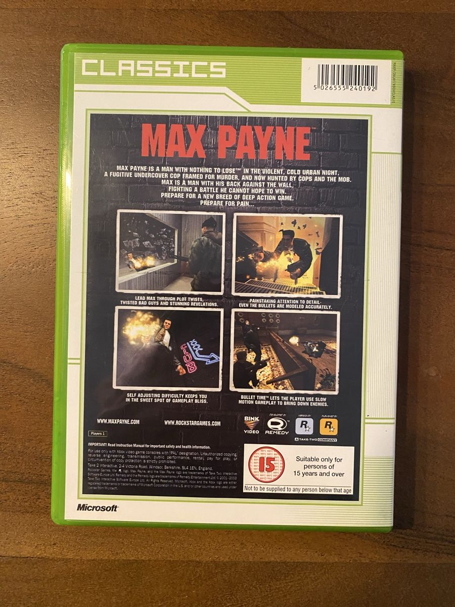 Microsoft Giochi: Max Payne für Xbox (Classics) – Usato da Thunstetten venduto da Virus_33 2