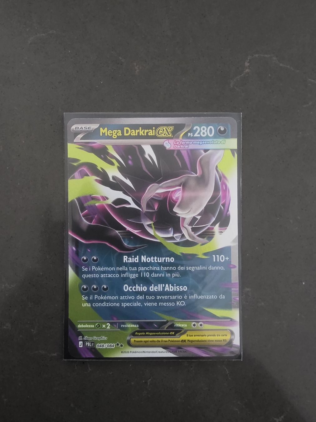 Pokémon Carte collezionabili:  Pokémon Mega Darkrai EX  – Usato da Massagno venduto da Arj87